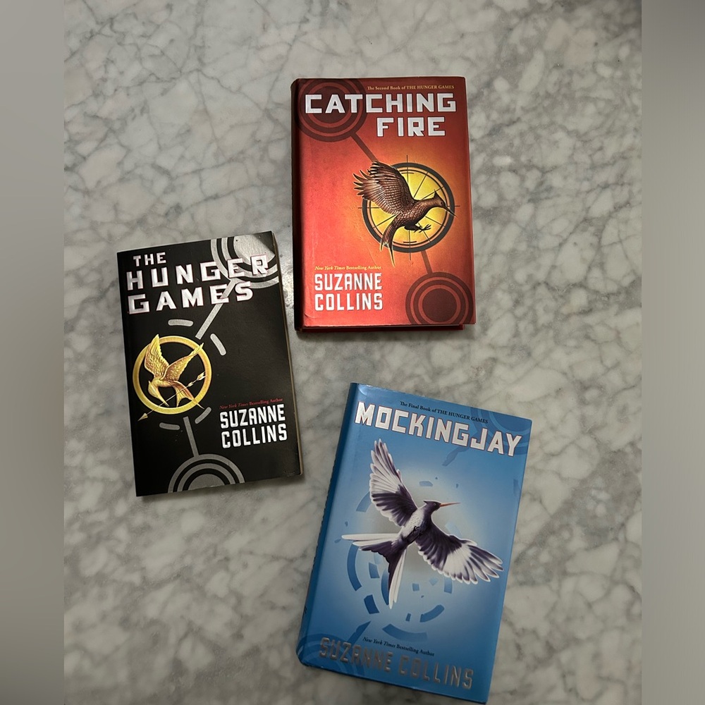 Hunger games books 1-3